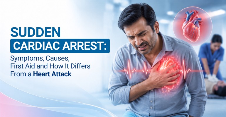 Sudden Cardiac Arrest: Symptoms, Causes, First Aid and How It Differs From a Heart Attack